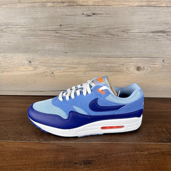 Nike Air Max 1 Essential Psychic Blue Mens Size 10.5 Deep Royal Blue FZ5808 400 - Picture 2 of 9